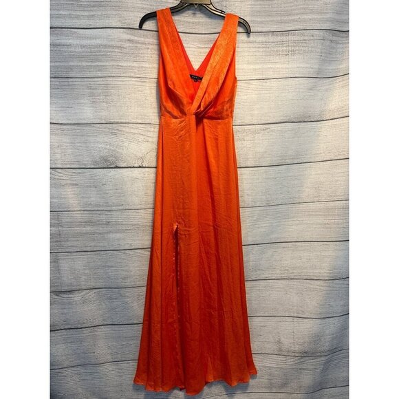 NWT Strut and Bolt Orange Sleeveless Maxi Dress Size M - Picture 1 of 4